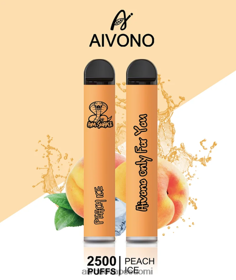 persikkajäätä Aivono AIM SNAKE 2500 V6D0ZD316 | Aivono Vape Suomi
